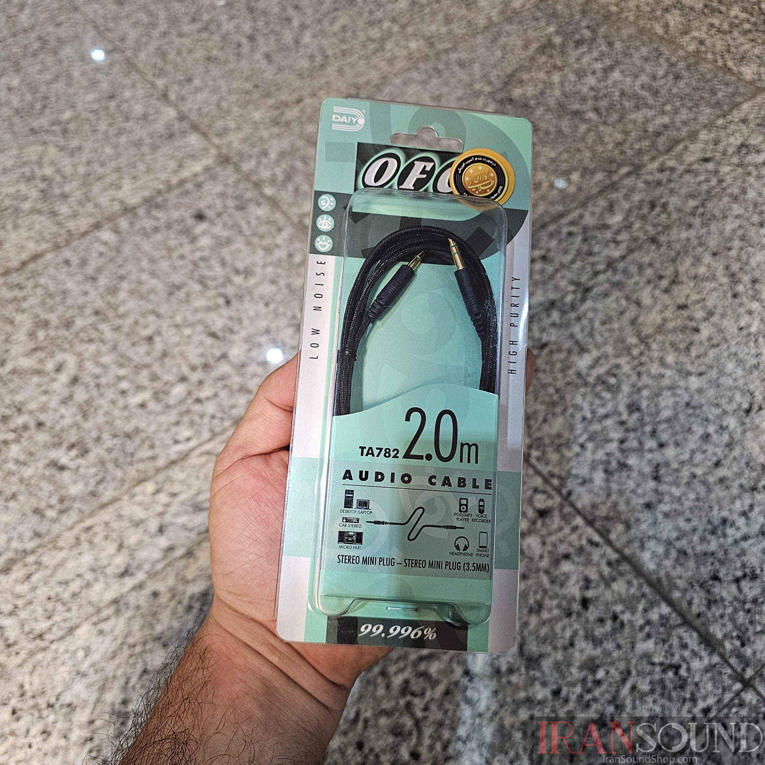 کابل انتقال صدا دایو Daiyo مدل TA782 کابل انتقال صدا دایو Daiyo مدل TA782